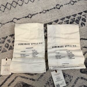 NWT, Hearth and Hand flour sack recipe towels, set of 2